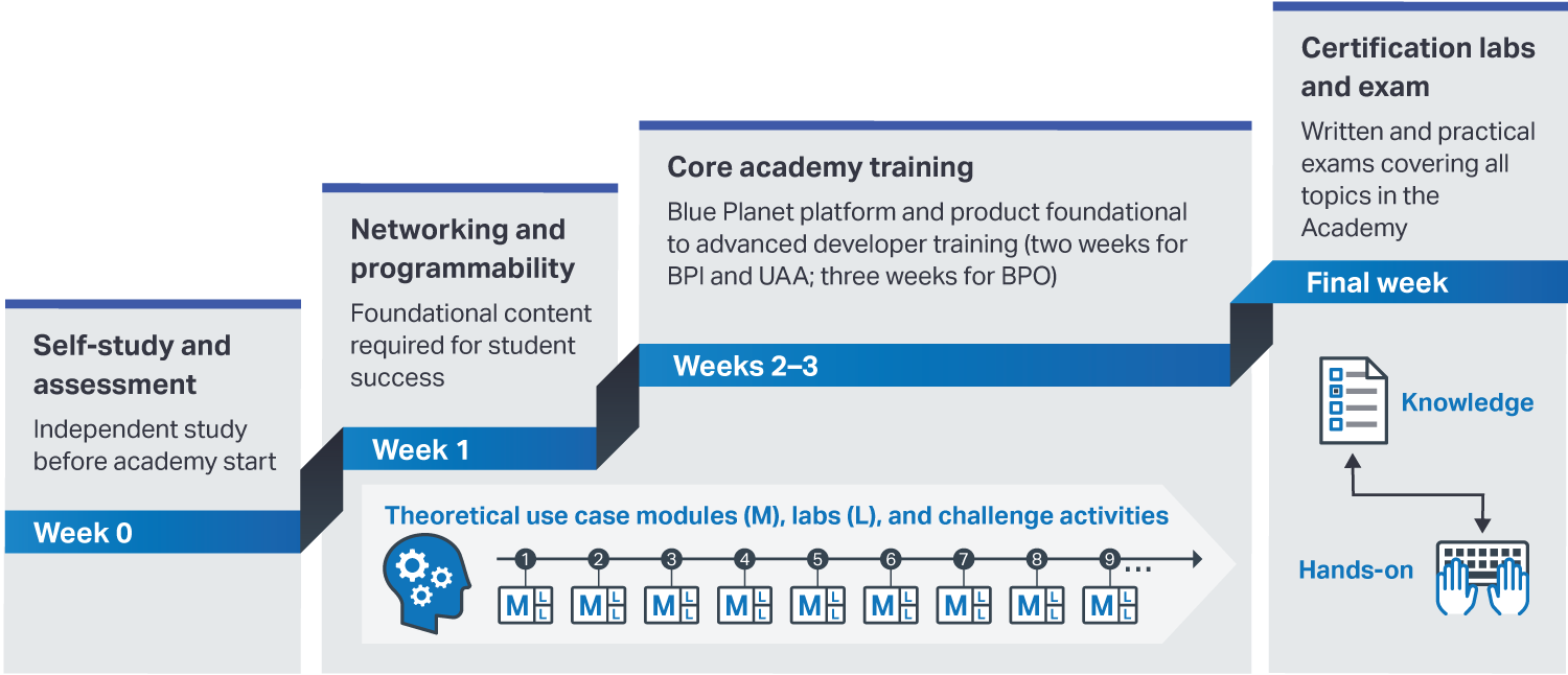 BP Learning Academy Structure Diagram